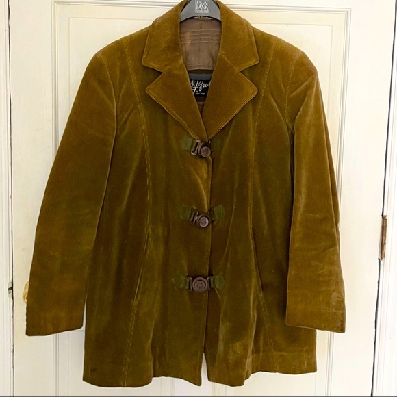 Vintage Jackets & Coats Mens Vintage Brown Corduroy Car Coat By Alfred Of Ny Buttonbuckle